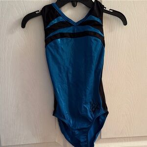 GK Blue and Black Girls' Dance/Leotard